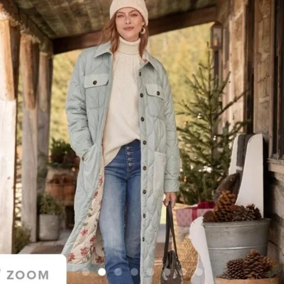 Sundance Hotchkiss Quilted Jacket Petite XS - Picture 2 of 7